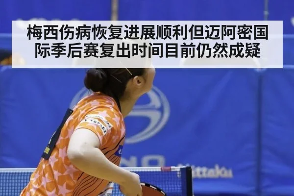 梅西伤病恢复进展顺利但迈阿密国际季后赛复出时间目前仍然成疑