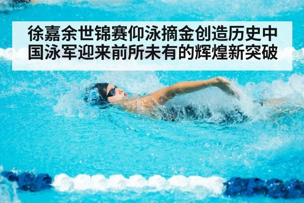 徐嘉余世锦赛仰泳摘金创造历史中国泳军迎来前所未有的辉煌新突破